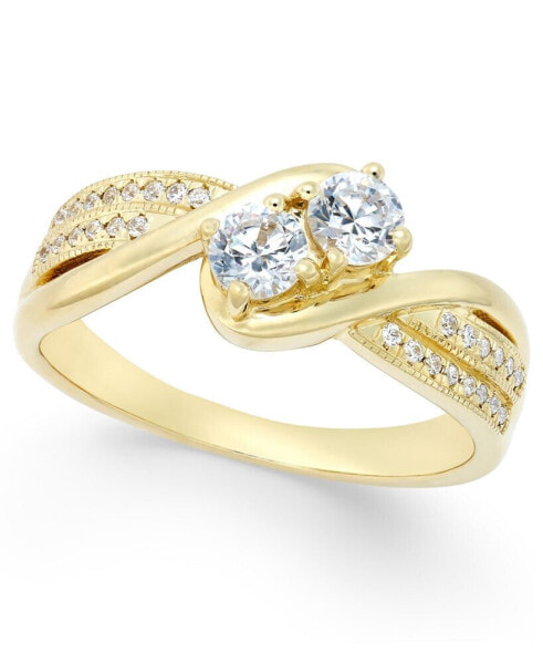 Two Souls, One Love® Diamond Anniversary Ring (1/2 ct. t.w.) in 14k Gold or White Gold