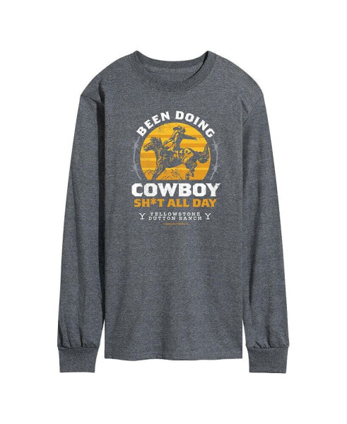 Men's Yellowstone All Day Cowboy Long Sleeve T-shirt