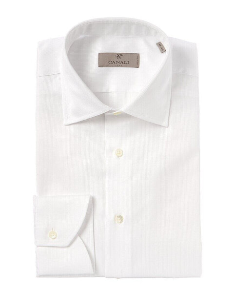 Canali Modern Fit Dress Shirt Men's White 40