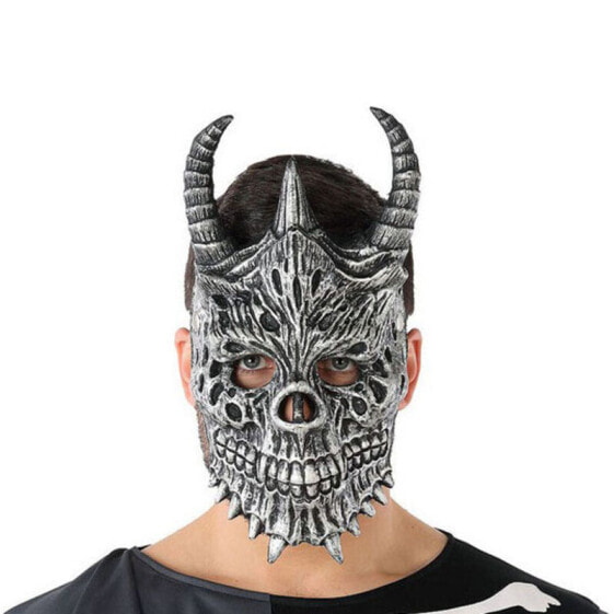 Костюм карнавальный Shico Маска Halloween Демон Скелет Серый (20 X 33 cm)