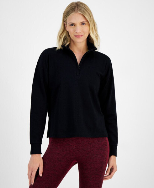 Women's Comfort Quarter-Zip Top, Created for Macy's