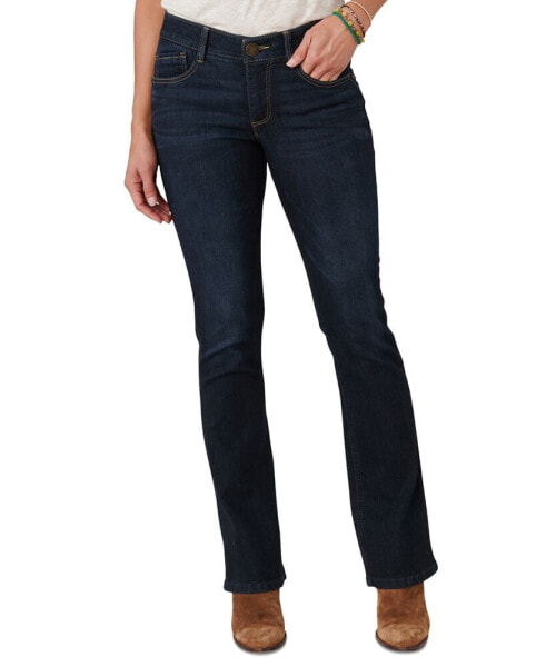 Petite "Ab"solution Luxe Touch Itty Bitty Bootcut Jeans