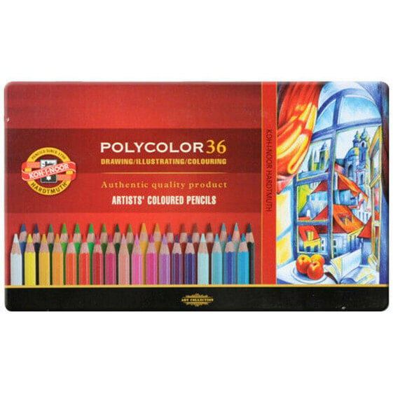 Цветные карандаши Michel Polycolor 36 Предметы Разноцветный