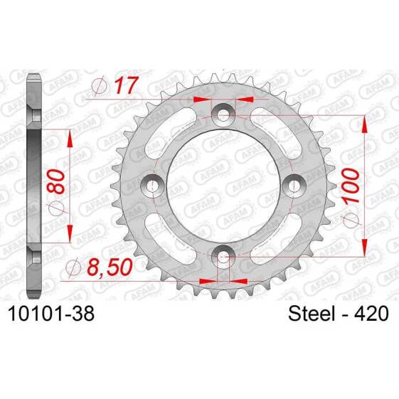 AFAM 10101 Rear Sprocket