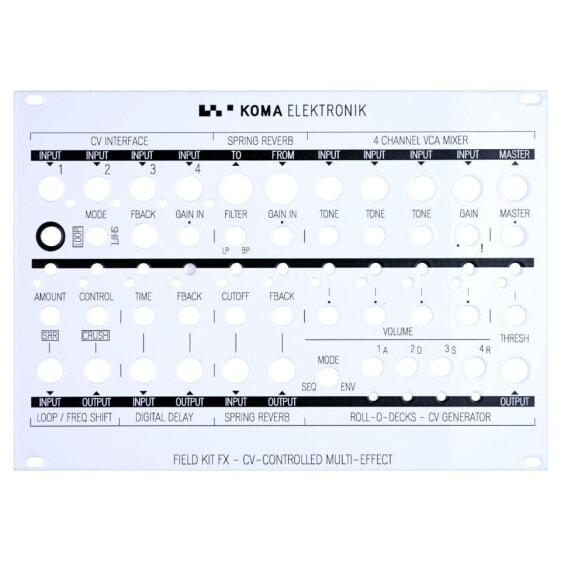 Koma Elektronik Field Kit FX Eurorack Panel