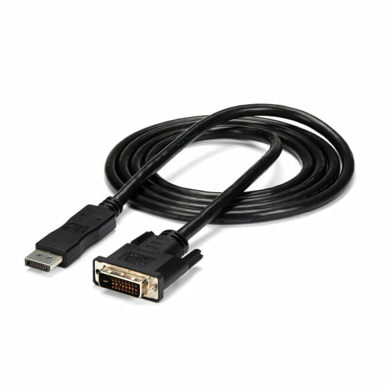 Адаптер для DisplayPort на DVI Startech DP2DVIMM6 (1,8 m) Чёрный 1.8 m