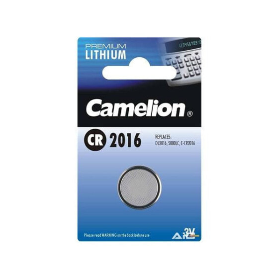 Camelion CR2016-BP1, Single-use battery, CR2016, Lithium, 3 V, 1 pc(s), 55 x 3 x 190 mm