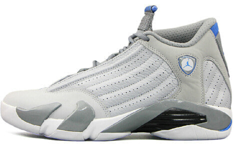 Jordan Air Jordan 14 Retro Sport Blue 中帮 复古篮球鞋 GS 灰 / Кроссовки Jordan Air Jordan 487524-004