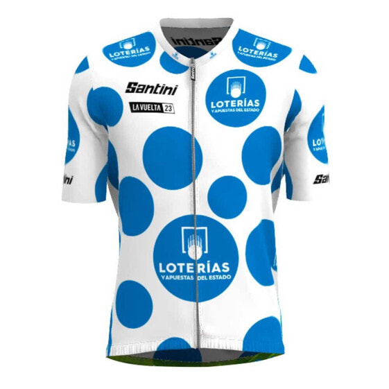 SANTINI GPM leader La Vuelta Official 2023 Short Sleeve Jersey