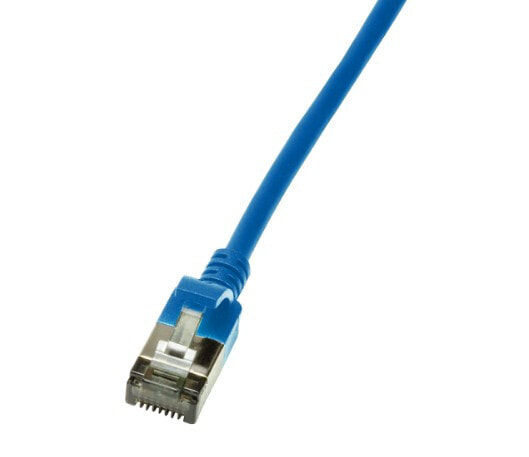 LogiLink Slim U/FTP - 1 m - Cat6a - U/FTP (STP) - RJ-45 - RJ-45