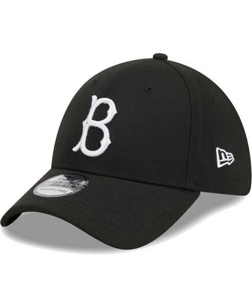 Men's Black Brooklyn Dodgers Logo 39THIRTY Flex Hat