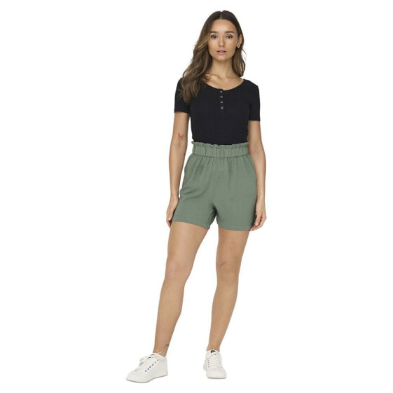 JDY Divya Paperbag Fit High Waist Shorts