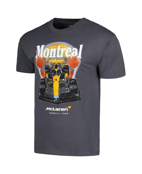 Men's Graphite McLaren F1 Team 2024 Canadian Grand Prix All Speed T-Shirt