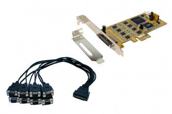 Exsys EX-45368 - PCIe - Serial - Low-profile - RS-232/422/485 - PC - CE