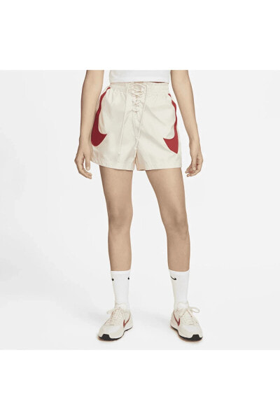 Women's Sportswear Shorts In White Kadın Spor Şort