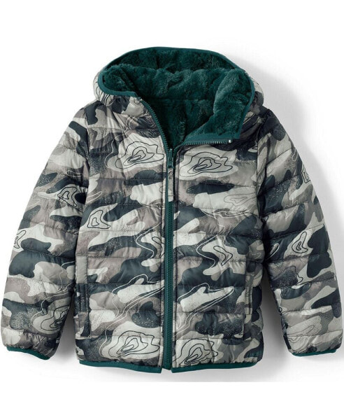 Куртка Lands' End Reversible Fleece Coat