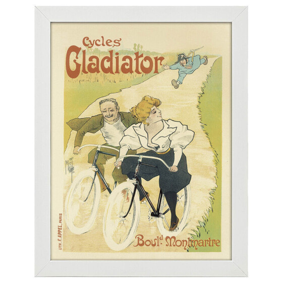 Фоторамка LegendArte Vintage Kunstposter Cycles Gladiator 50x70 см