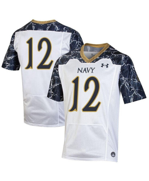 Women's #12 White, Navy Navy Midshipmen 175 Years Special Game Replica Jersey