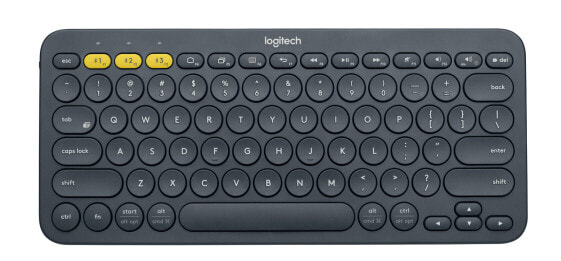 Logitech K380 Multi-Device Bluetooth Keyboard - Mini - Беспроводная клавиатура Bluetooth - QWERTY - Серый