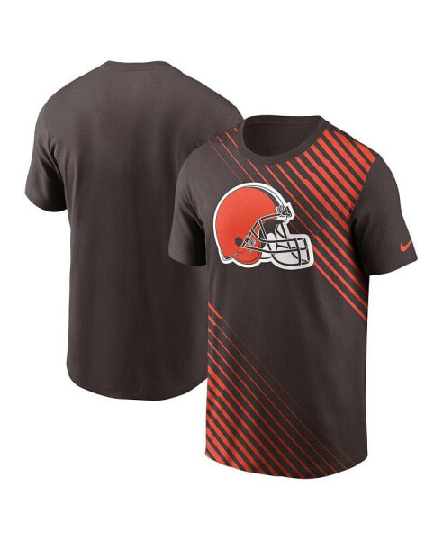 Футболка мужская Nike Коричневая Cleveland Browns Yard Line Fashion Asbury