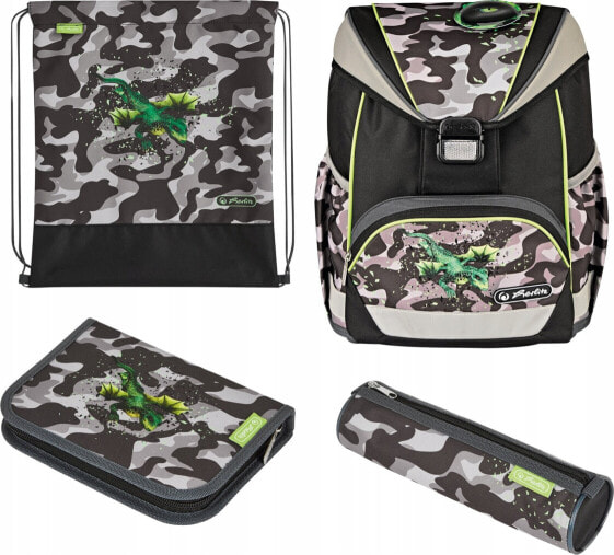 Herlitz Herlitz Schulranzen UltraLight Plus Camo Dragon