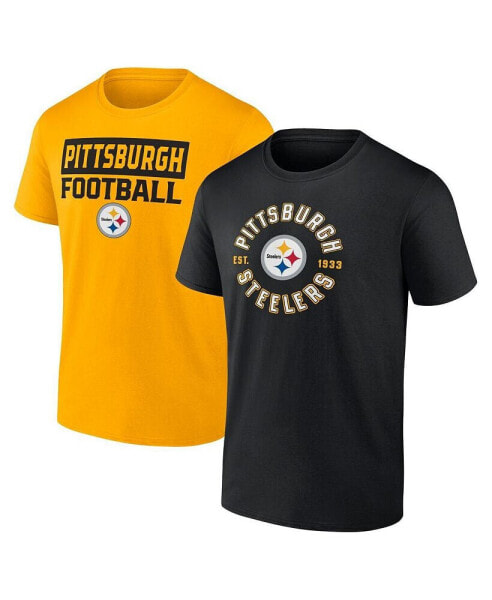 Men's Pittsburgh Steelers Serve T-Shirt Combo Pack