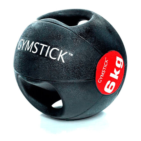 Медицинский мяч с ручками из резинового Gymstick 6 кг