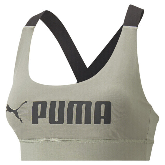 Puma Mid Impact Fit Sports Bra Womens Size XS Casual 52219290