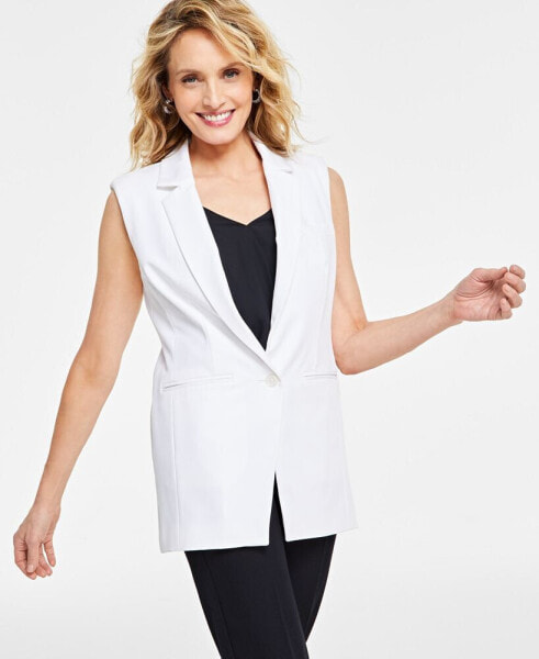 Women's Sleeveless Blazer, Created for Macy's