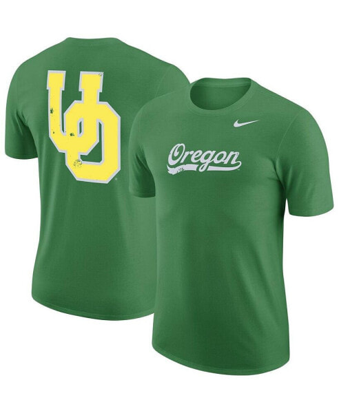 Men's Green Oregon Ducks 2-Hit Vault Performance T-shirt