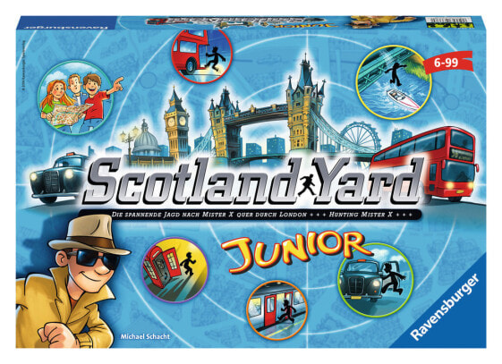 Логическая настольная игра для детей Ravensburger Scotland Yard Junior - Детектив - Детям 6 лет