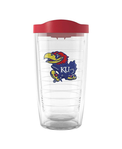 Kansas Jayhawks 16 Oz Emblem Tumbler