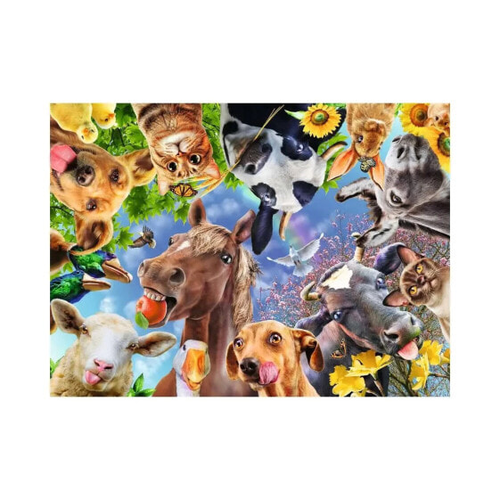 Puzzle Porträt mit Tieren XXL