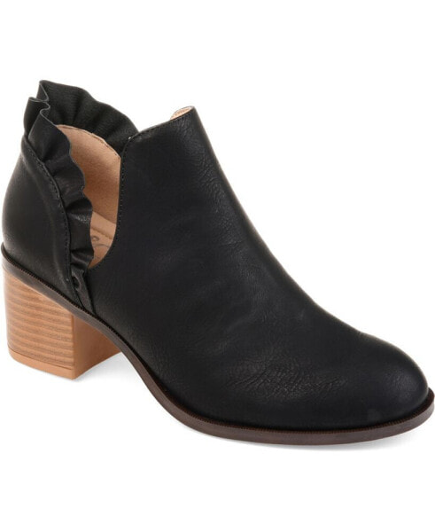 Полусапоги JOURNEE Collection Lennie Ruffle Bootie