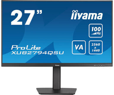 Монитор Iiyama XUB2794QSU-B6 Flat Screen 27" Ultra-Thin