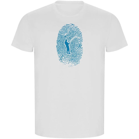 KRUSKIS Angler Fingerprint ECO short sleeve T-shirt