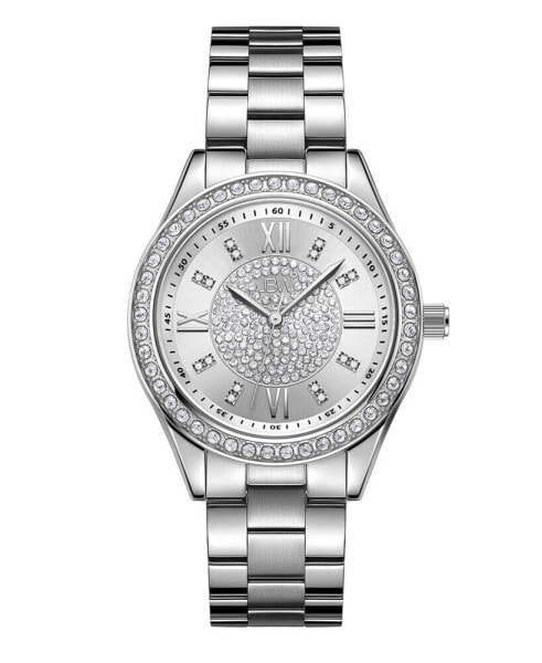 Women's Mondrian Silver-Tone Stainless Steel Watch, 34mm