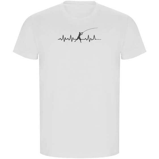 KRUSKIS Fishing Heartbeat ECO short sleeve T-shirt