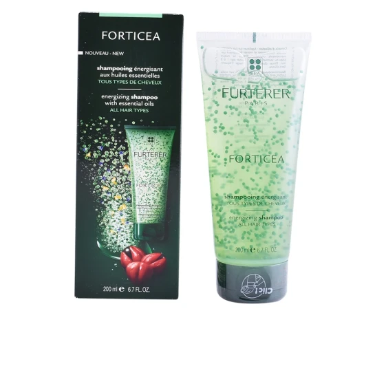 Rene Furterer Forticea Energizing Shampoo Бодрящий шампунь с эфирными маслами для всех типов волос 200 мл