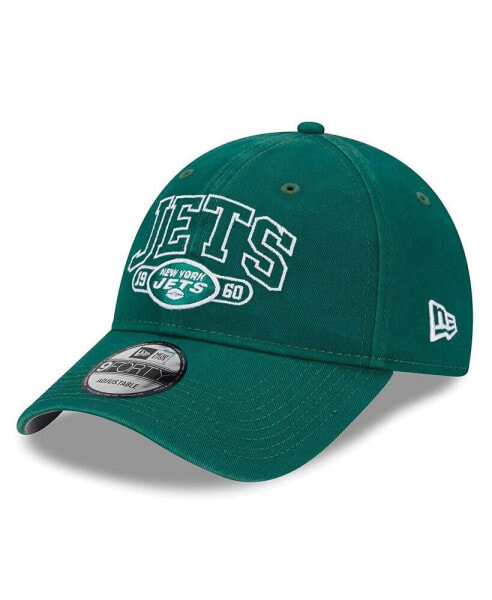 Youth Boys Green New York Jets Outline 9FORTY Adjustable Hat