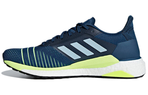 adidas Solar Glide 低帮 跑步鞋 男款 蓝黄 / Кроссовки Adidas Solar Glide D97436