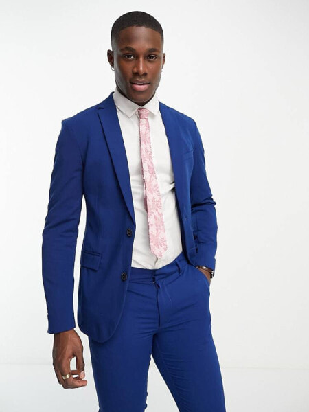 New Look super skinny suit jacket in indigo - suit flow 18