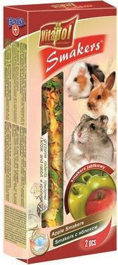 Лакомство для грызунов и кроликов Vitapol яблочное 90г