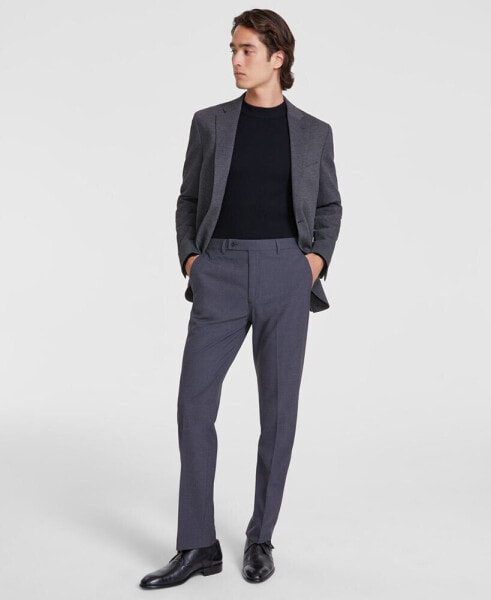 Men's Slim-Fit Solid Dress Pants