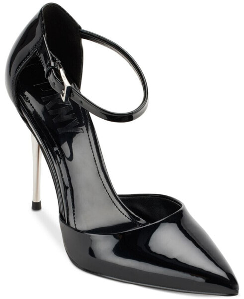 Women's Veata Ankle-Strap Pointed-Toe Pumps
