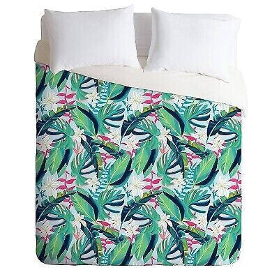 Twin/Twin XL Tropical Eye Candy Comforter Set Green - Deny Designs