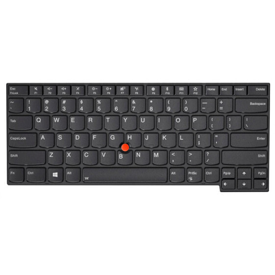 Lenovo ThinkPad T480s - Keyboard - QWERTY - Black