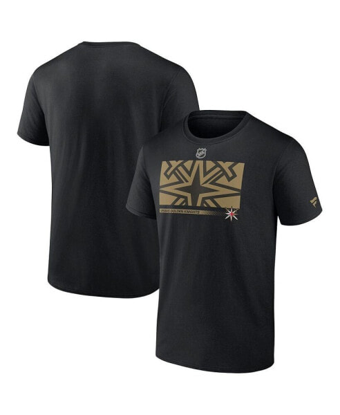Men's Black Vegas Golden Knights Authentic Pro Core Collection Secondary T-shirt