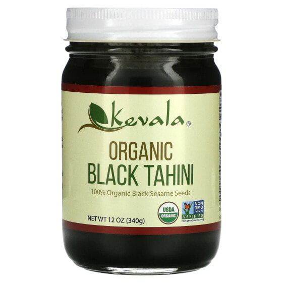 Масло черного тахини органическое Kevala 12 унций (340 г)
