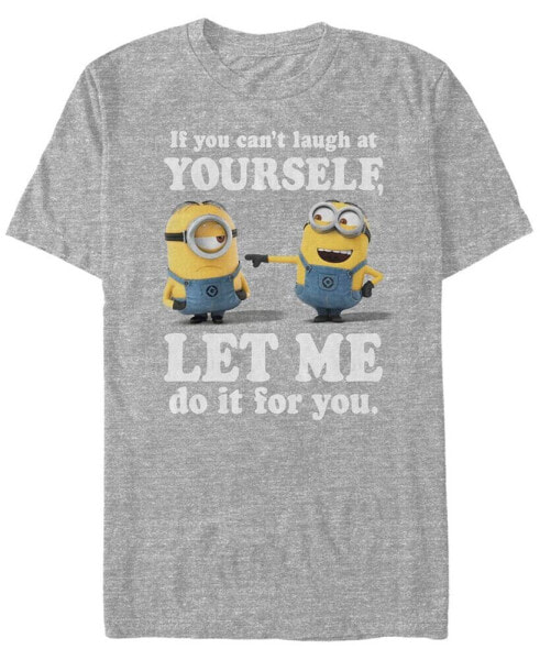 Minions Men's Laugh At Yourself Short Sleeve T-Shirt